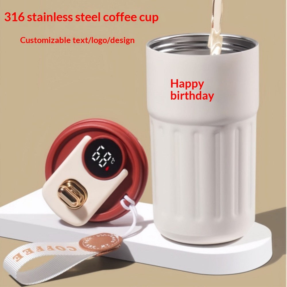 Brewsy™ - Stainless Steel Coffee Mug