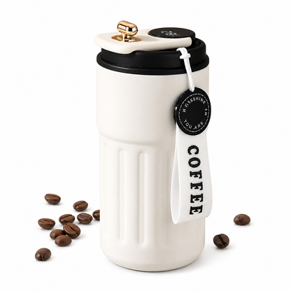Brewsy™ - Stainless Steel Coffee Mug