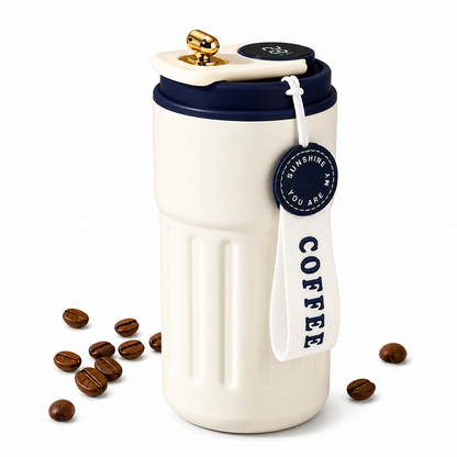 Brewsy™ - Stainless Steel Coffee Mug