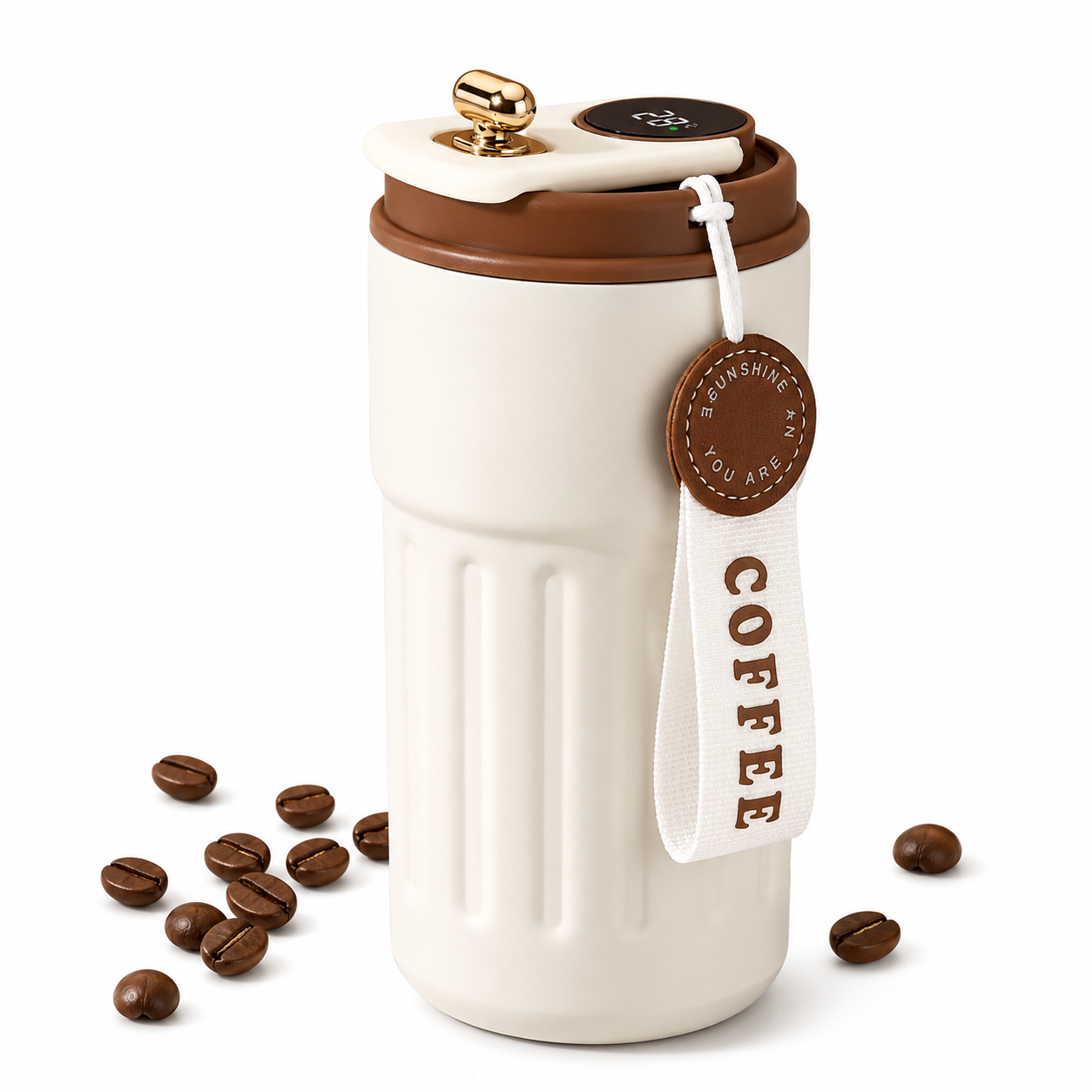 Brewsy™ - Stainless Steel Coffee Mug