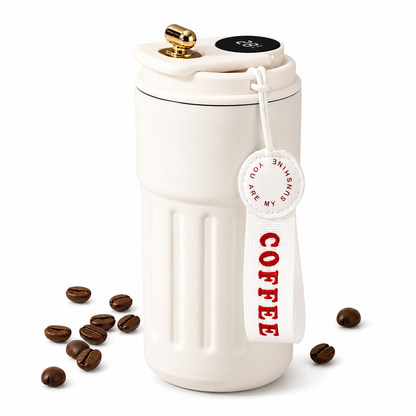 Brewsy™ - Stainless Steel Coffee Mug