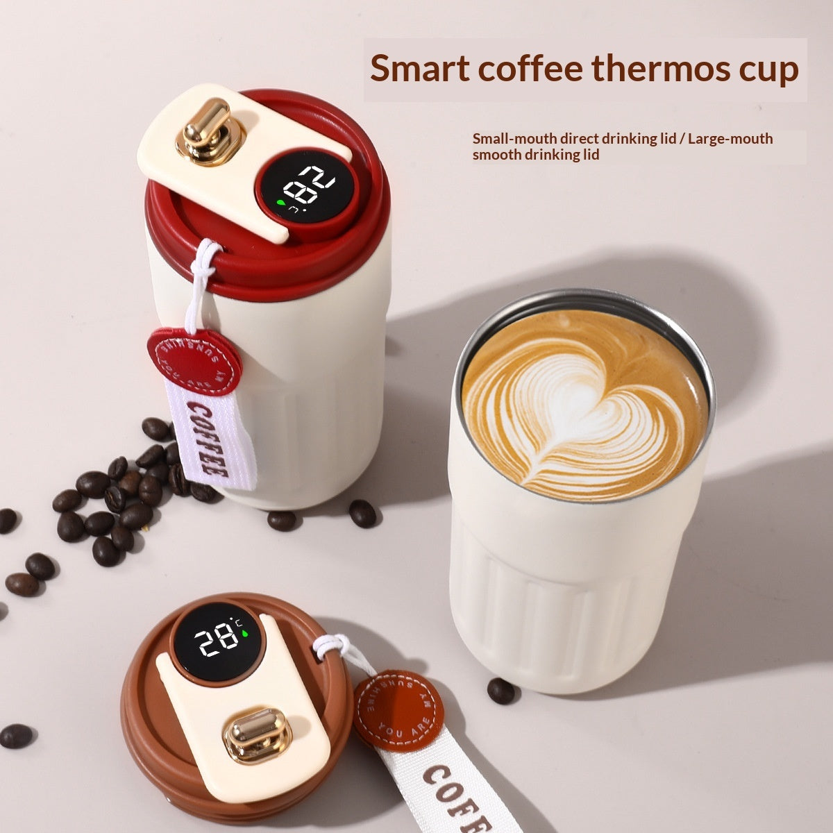 Brewsy™ - Stainless Steel Coffee Mug